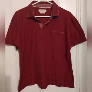 Bugatti polo casual golf dress shirt very comfy cool cotton size medium